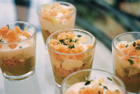 Composition du dessert en verrine