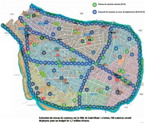 Carte de Saint-Maur-des-Fossés mettant en évidence les lieux