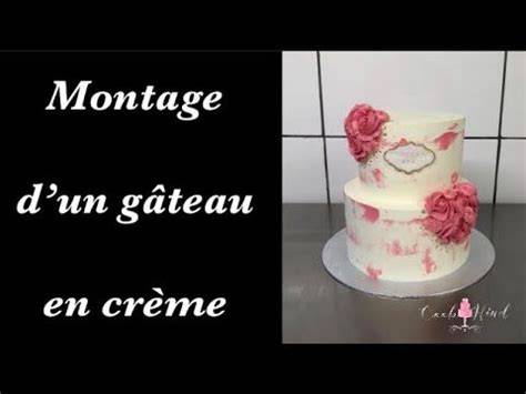 Diagramme de montage d’un wedding cake ganache