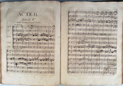 Partition de musique lyrique