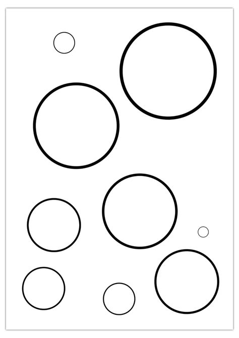 Cercles à pâtisserie de différentes tailles