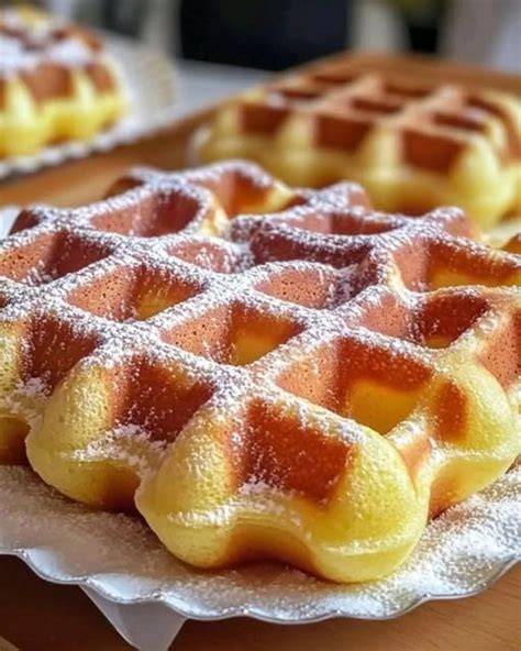 Schéma: étapes de repos et cuisson des gaufres briochées