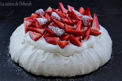 pavlova aux fraises