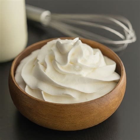 Bol de crème fouettée