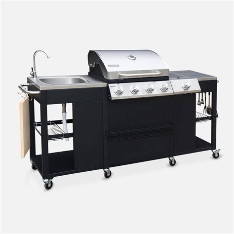 Barbecue D'Artagnan avec évier intégré et module feu