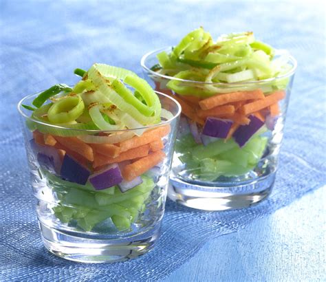 Verrines de poireaux