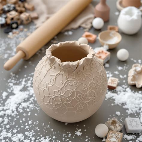 Modélisation d'un cendrier en pâte autodurcissante