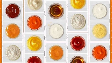 Variété de sauces cocktail
