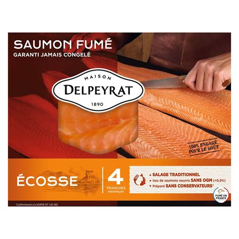 schéma préparation saumon fumé Delpeyrat