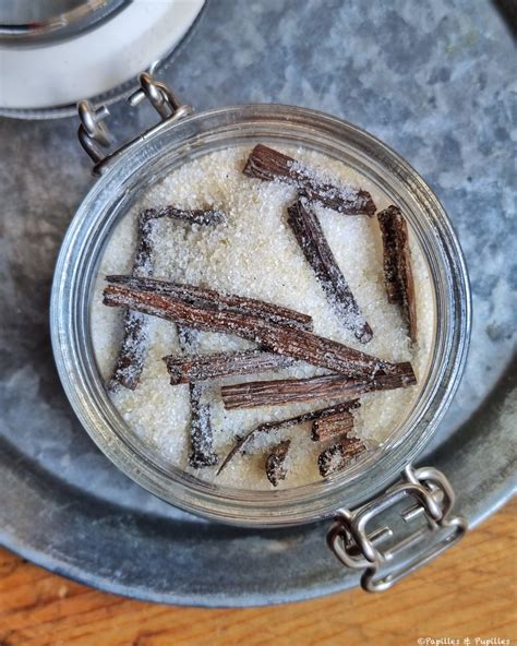 Bocal de sucre vanillé maison