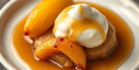 Pommes caramélisées dorées dans une poêle