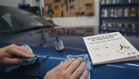 Infographie: Guide rapide des étapes pour une retouche carrosserie avec bombe MOTIP