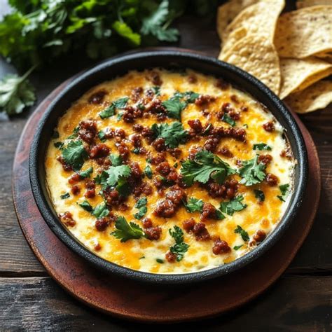 Bol fumant de queso fundido avec des tortillas