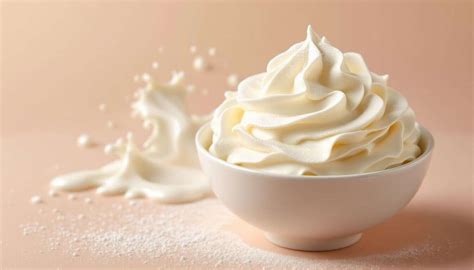 Bol avec les ingrédients de la crème flan