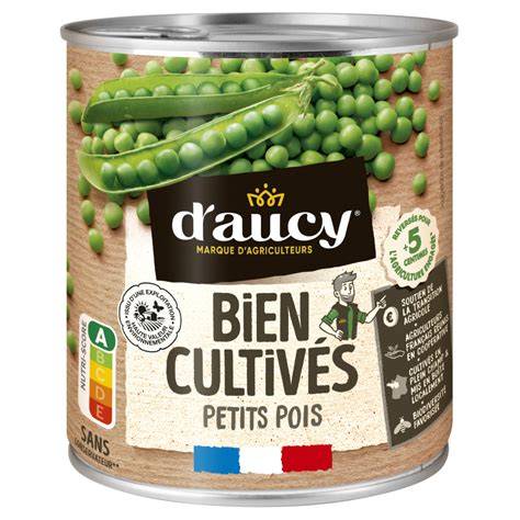 Infographie: Traçabilité des petits pois BIO d'aucy