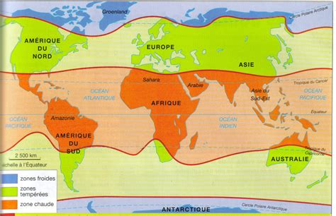 Carte des zones climatiques et chapitres d’usage: ville, montagne, équitation