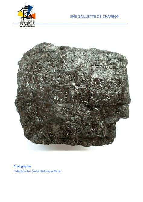 Image d'une Pastille du Mineur et d'une gaillette de charbon côte à côte