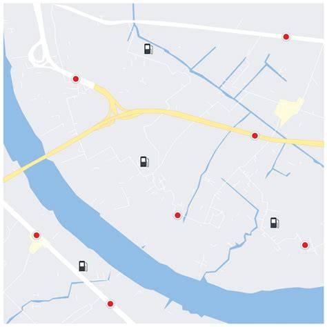 Carte montrant l'emplacement du pont et l'entrée du Pavlov Complex