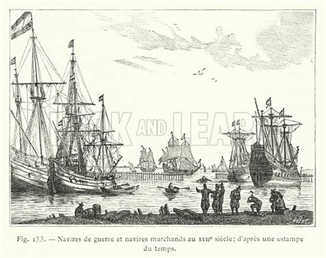 Illustration: esquisses de fortifications et de navires du XVIIe siècle illustrant l’ingénium