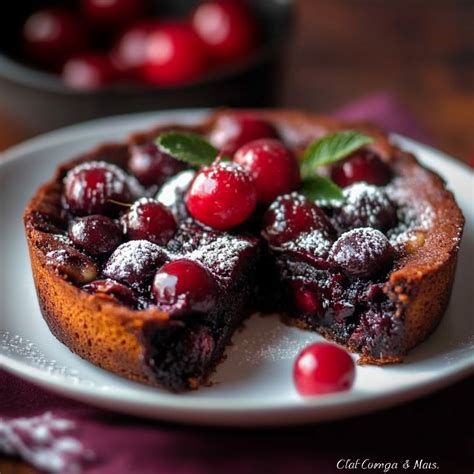 Cerises fraîches et chocolat noir