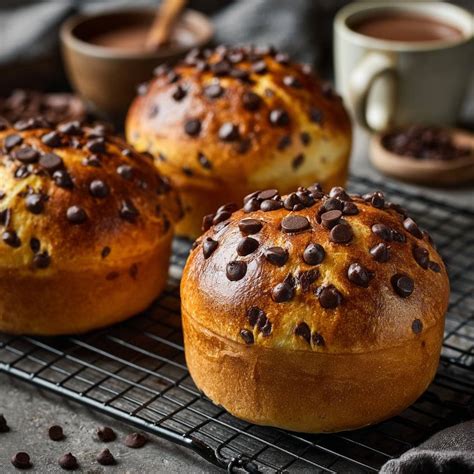 Ingrédients de base : brioche, œufs, lait, sucre, pépites de chocolat