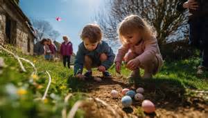 Chasse aux oeufs de Pâques