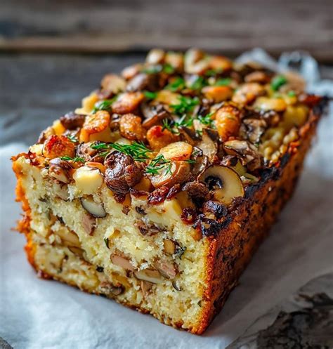 image cake champignons moelleux forestier
