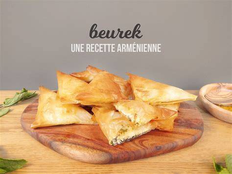 illustration beurek arménien et pâte filo