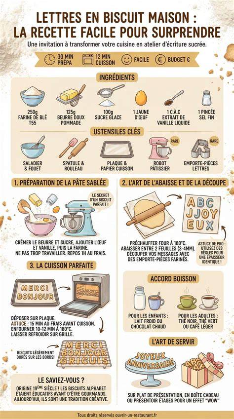 Infographie: parcours d’un biscuit breton, de la recette à la dégustation