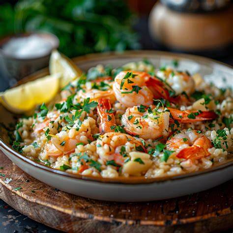 Tableau: Variantes et accompagnements possibles du risotto aux fruits de mer