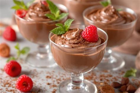 Une verrine de dessert multicouche avec du chocolat, du caramel et de la mousse