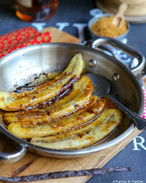Bananes flambées au rhum
