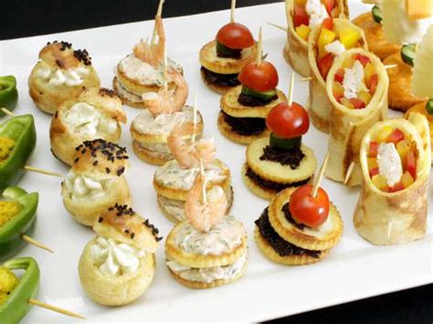 assortiment d'amuse-bouches variés
