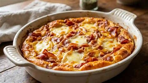 image de clafoutis version jambon mozzarella