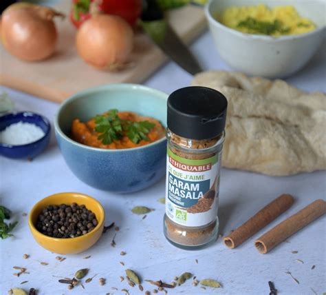 Mélange d'épices indiennes : cumin, curcuma, coriandre