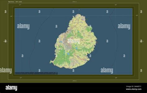 Carte de Maurice mettant en évidence Grand-Baie