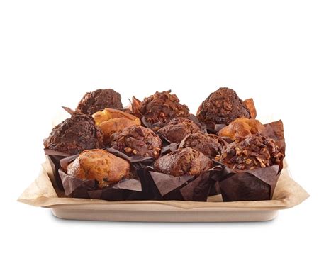 Plateau de muffins variés