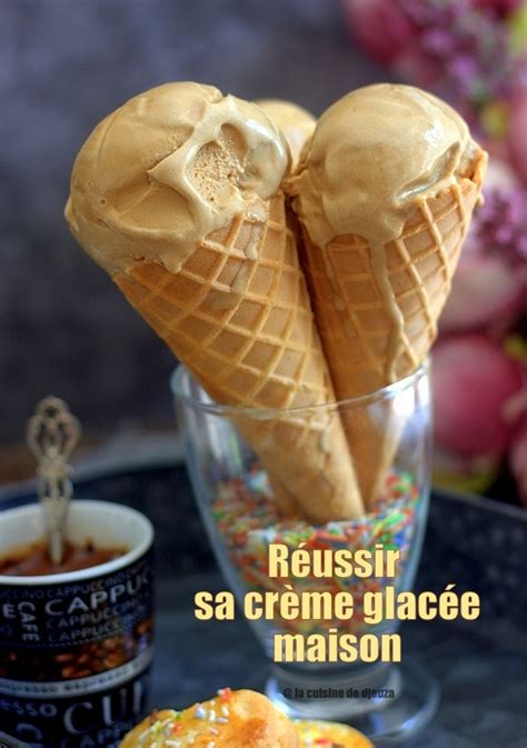Ingrédients pour la crème glacée maison