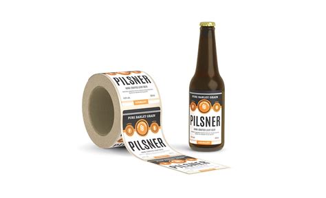 Exemples de matériaux d'étiquettes pour bouteilles de bière