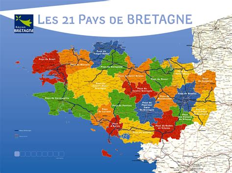 Carte de Bretagne et régions associées à l’histoire du sel et du beurre