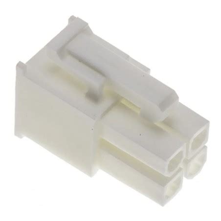 Connecteur Molex à 4 broches, avec numérotation des broches pour référence