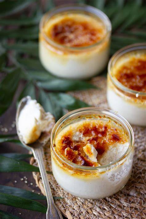 desserts noix de coco crèmes pâtissières vegan