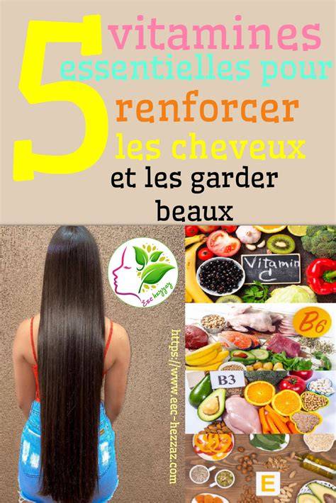 Tableau: aliments bénéfiques pour la pousse des cheveux avec leurs nutriments clés