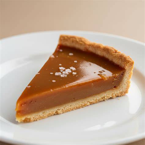 Diagramme des couches et garnitures pour tarte au caramel écossais