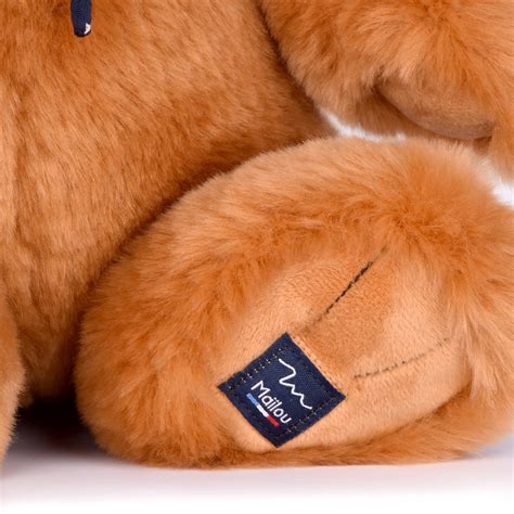 image doudou ours caramel made in France