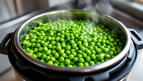 Cocotte avec petits pois en cuisson