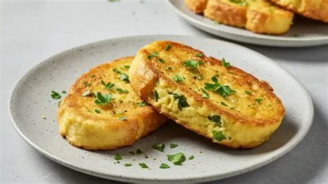 Ingrédients pour un pain perdu salé