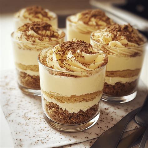 image verrines tiramisu présentation
