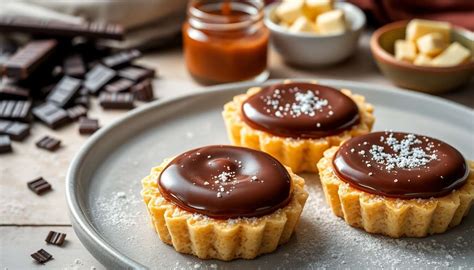 Tartelettes fondantes à la confiture et au chocolat