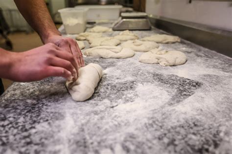 Schéma de façonnage d'une baguette viennoise